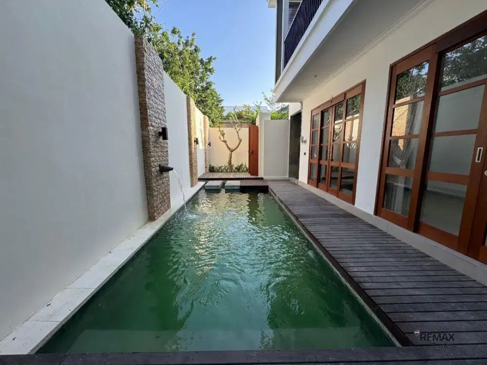 Villa Baru Akses Dekat dengan Sekolah Umum Disewakan, Canggu Area