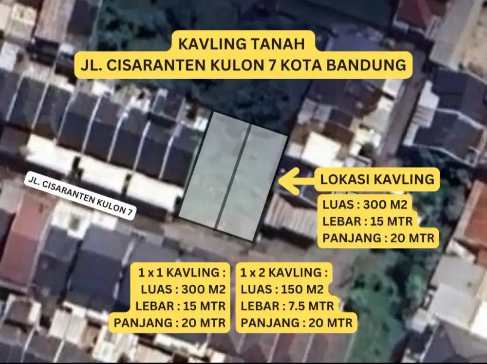 Tanah Kavling Cisaranten Kulon 7 Arcamanik Antapani Kota Bandung