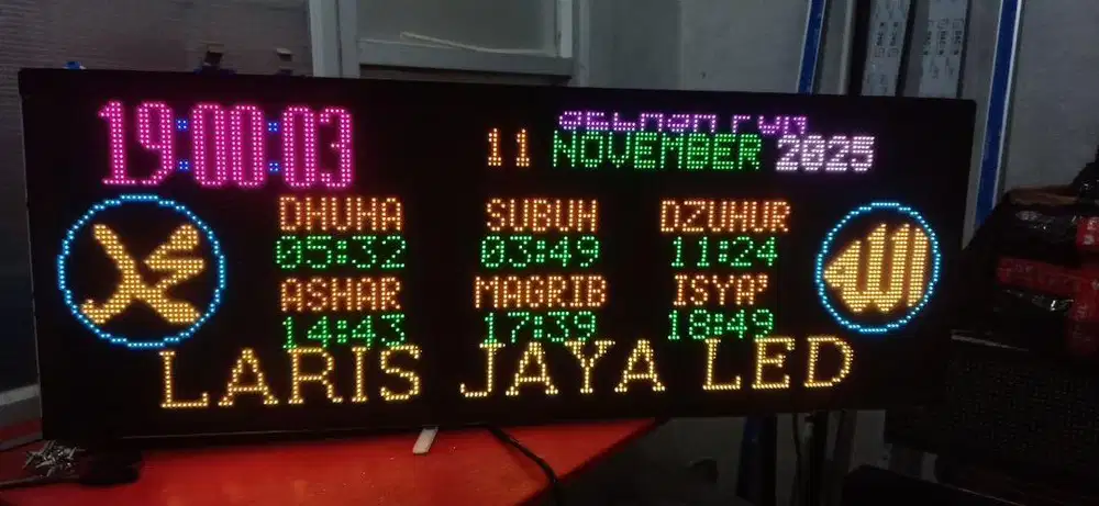 RUNNING TEXT JADWAL SHOLAT DIGITAL MASJID