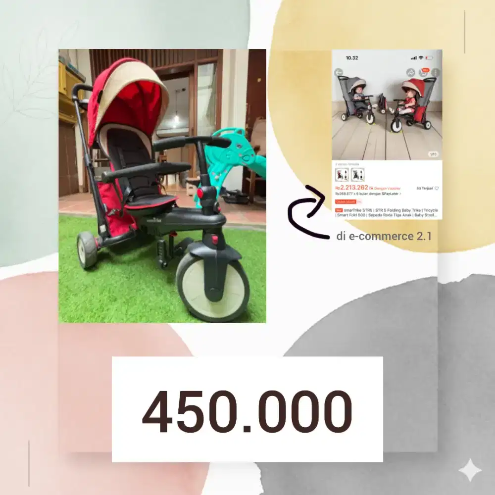 Sepeda roda 3 smartrike