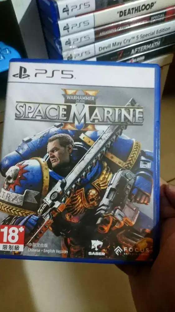 BD/Kaset PS5 WARHAMMER 40K: SPACE MARINE 2 Original Seken Like New