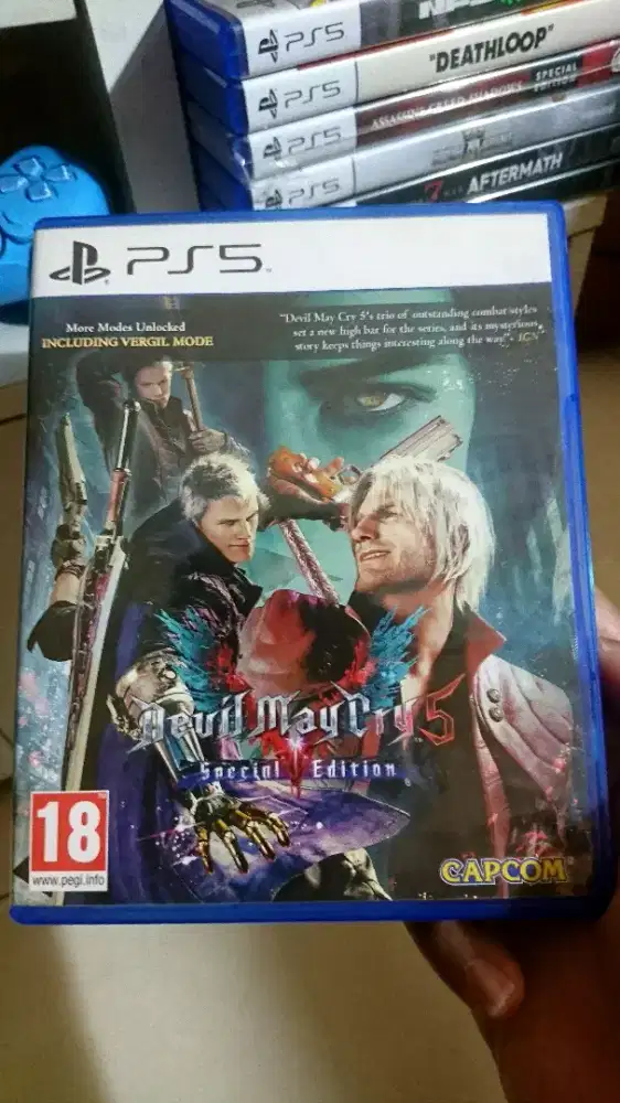 BD/Kaset PS5 DEVIL MAY CRY 5 (SPECIAL EDITION) Ori Seken Like New