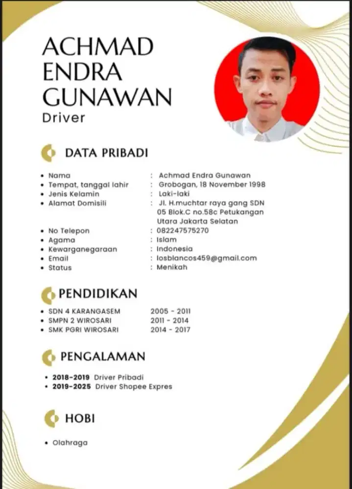 Mencari kerjaan Driver