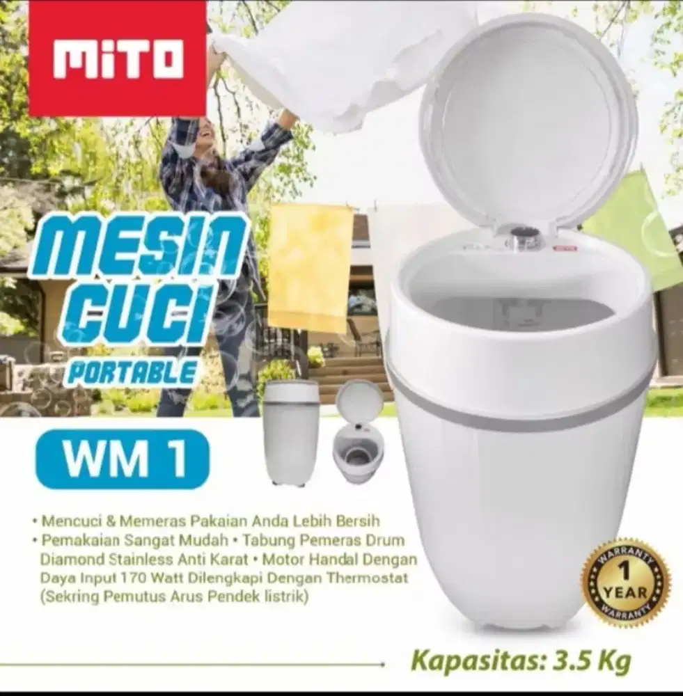 Mesin cuci portable MITO WM 01