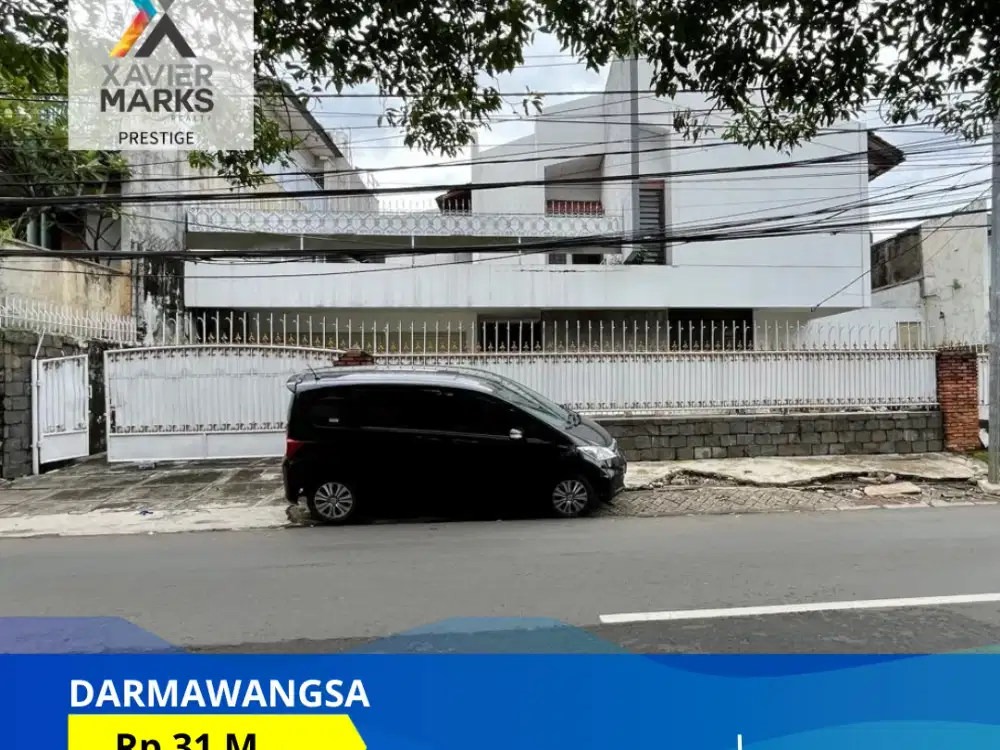 DI JUAL RUMAH  HITUNG TANAH DI JL DARMAWANGSA KEBAYORAN BARU  (2 ARAH) JAKARTA SELATAN  ‎