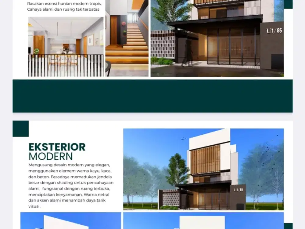 Dijual Rumah di Interkon (Modern Tropis) Jakarta Barat