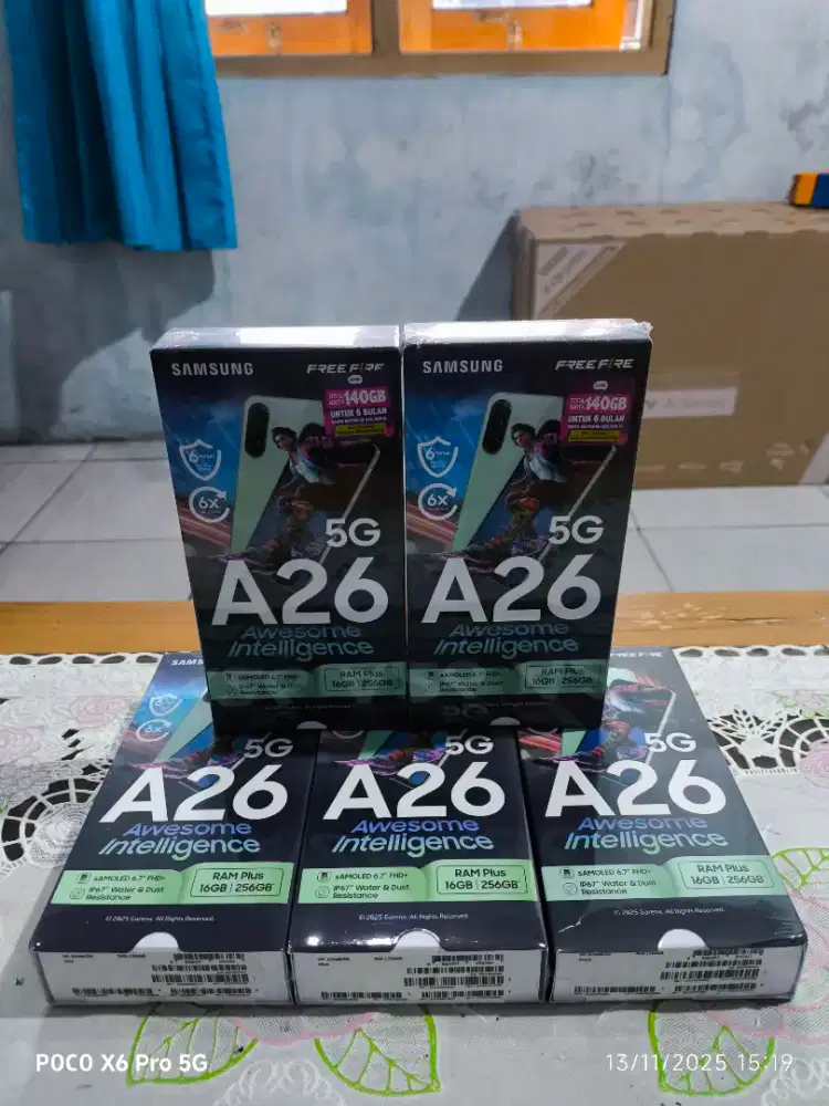 Samsung a26 5G 8/128 baru dan segel murah