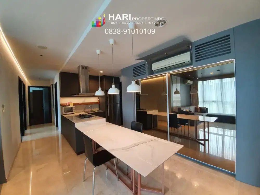 FOR RENT Apartment Setiabudi Residence Kuningan 3BR Private Lift - Furnished Close to Setiabudi One LRT MRT Busway