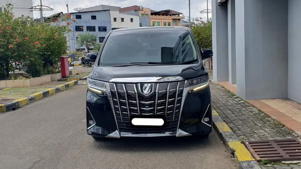 Km38rb toyota alphard g atpm tss 2020 hitam
