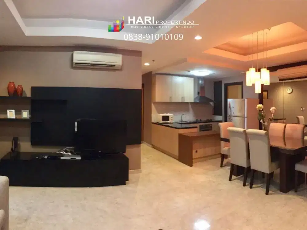 FOR RENT Apartment Setiabudi Residence Kuningan 3BR Private Lift - Furnished Close to Setiabudi One LRT MRT Busway