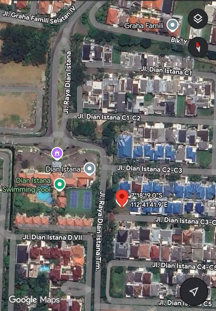 20JT/M2! DIJUAL KAVLING TANAH DIAN ISTANA PARK AVENUE ROW 5 MOBIL