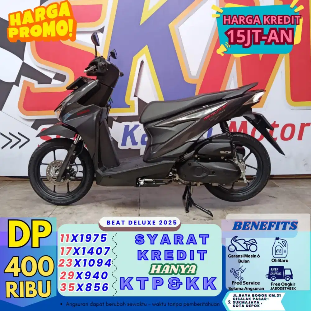 Proses kredit secepat kilat Honda beat 2025 cash/credit