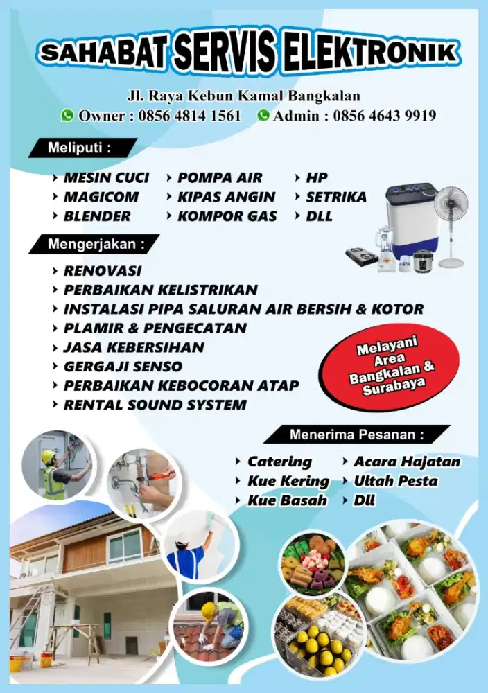 Servis Elektronik Renovasi & Catering