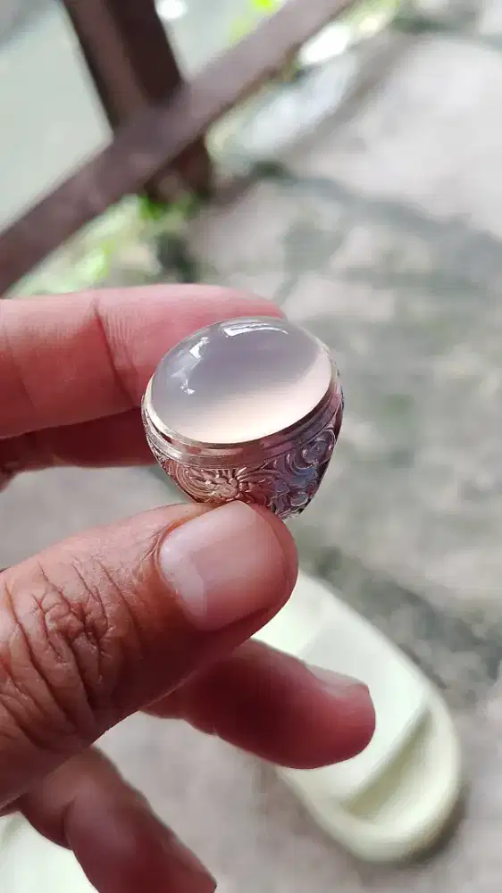 Batu anggur cate ey natural asli mewah ring 7