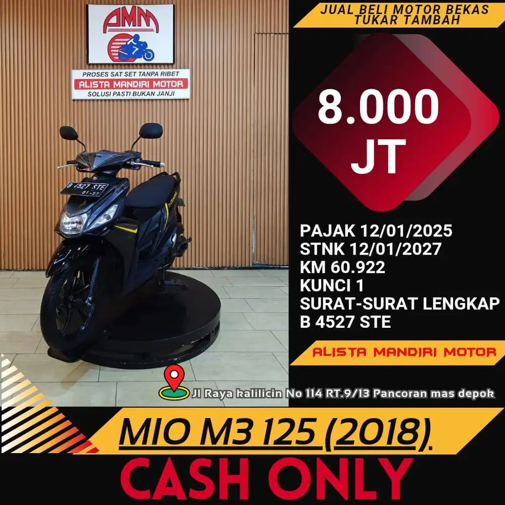 KREDIT TANPA DP MIO M3 TH 2018 PLAT JAKSEL BAYAR NYA PAKAI CC/PAYLATER