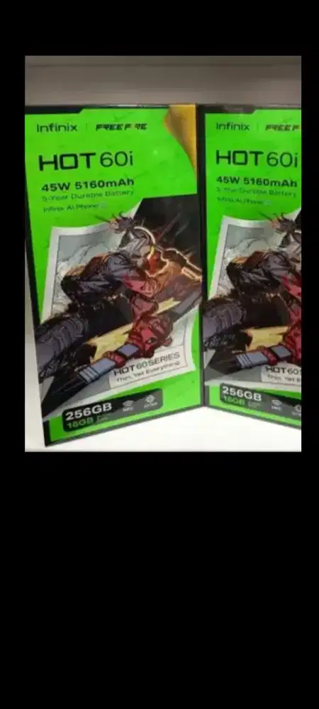Infinix hot 60i ram 8gb 256gb dan6/128 garansi resmi