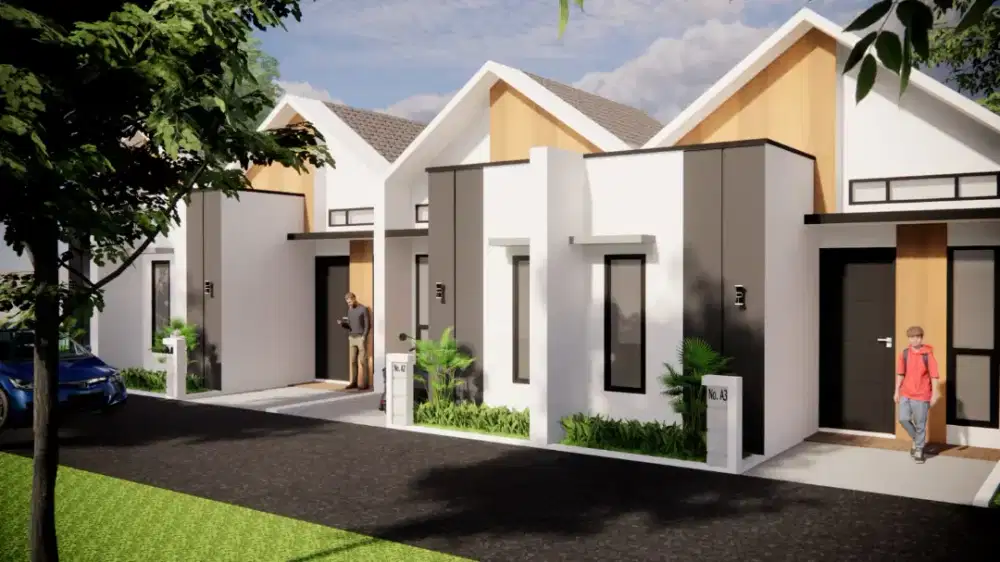 Rumah di jual dalam cluster tersedia satu dan dua lantai di cilangkap