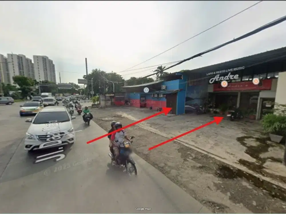 Sewa/Kerja Sama SUPER STRATEGIS di Hoek Jl. Raya Daan Mogot (6 lajur mobil) & Jl. Raya Tampak Siring (6 lajur), Lebar 25,7m, Kalideres, Jakarta Barat