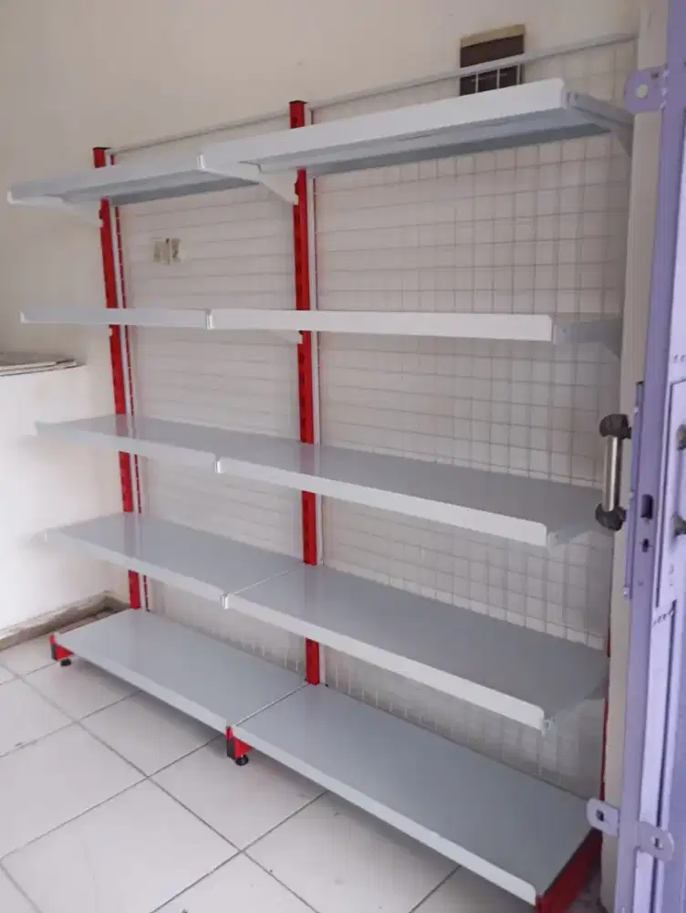 Rak minimarket buat toko makin cantik