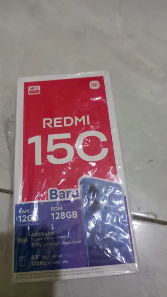 REDMI 15C RAM 12GB MEMORY 128GB