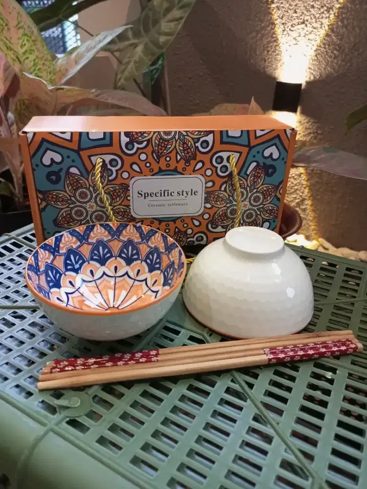 Mangkok hampers keramik dua pcs