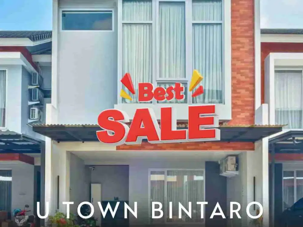 Dijual Cepat Jarang Ada Rumah Bagus di U Town Bintaro Jaya Tangsel