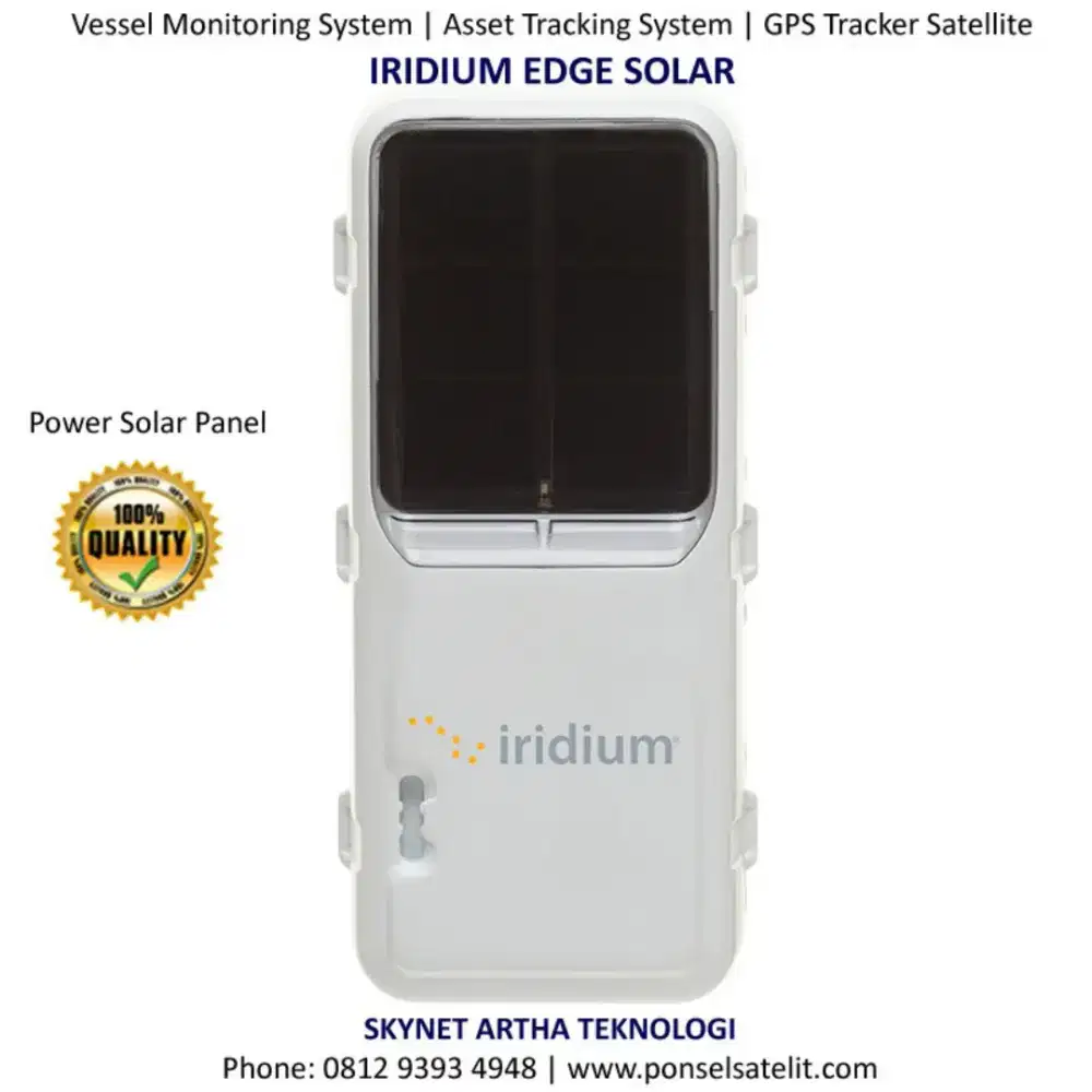 Asset Tracking System Iridium Solar Edge | VMS GPS Tracking Satelit