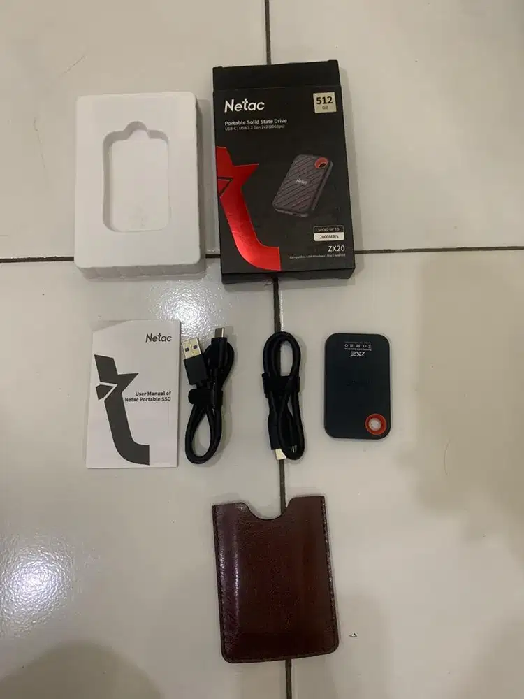 Ssd merk netac portable