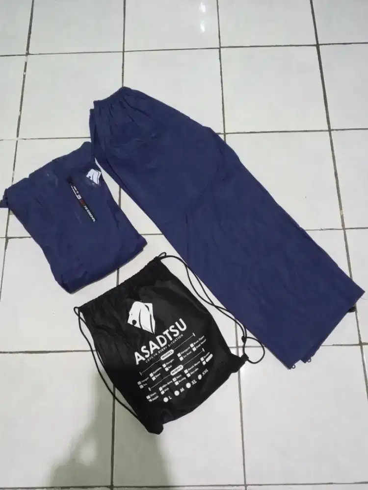 Jual ASADTSU Jas Hujan Ransel Setelan Dewasa Pria Wanita Second
