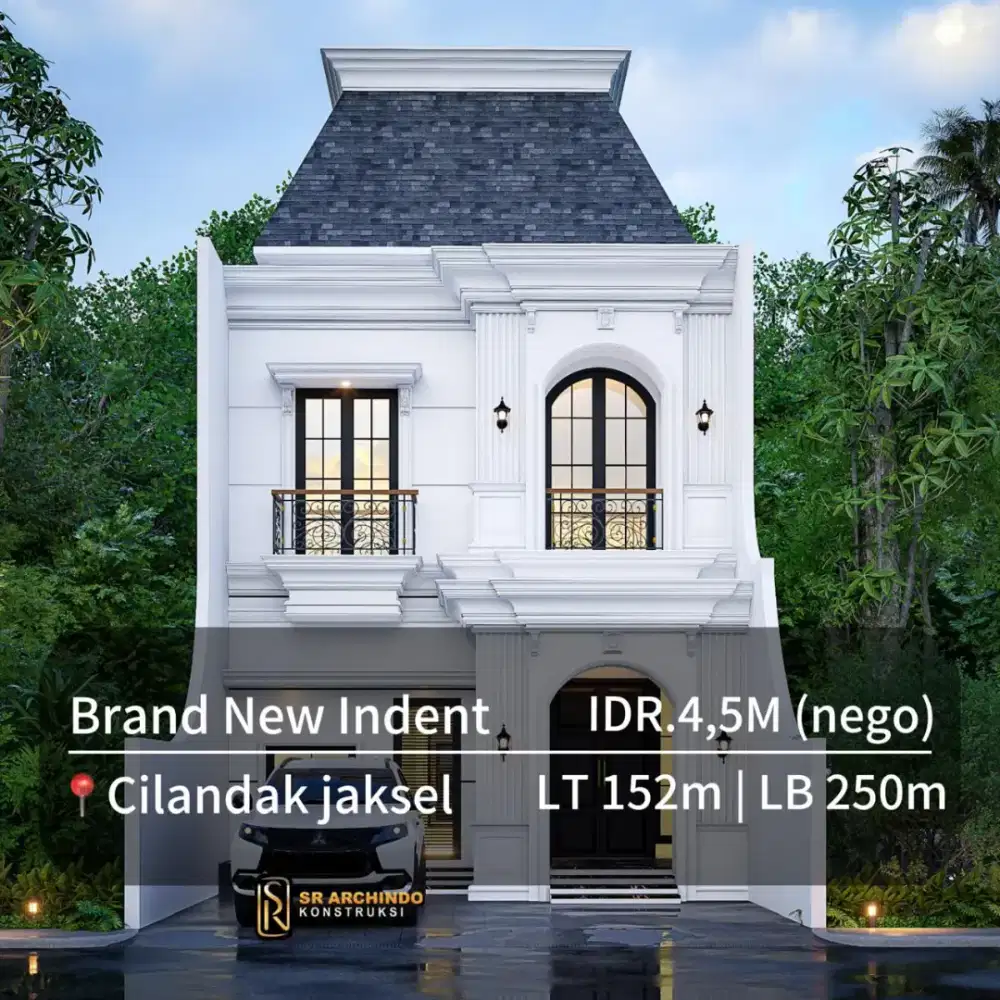 Dijual Rumah American Classic Dekat Transmart Cilandak KKO Jakarta