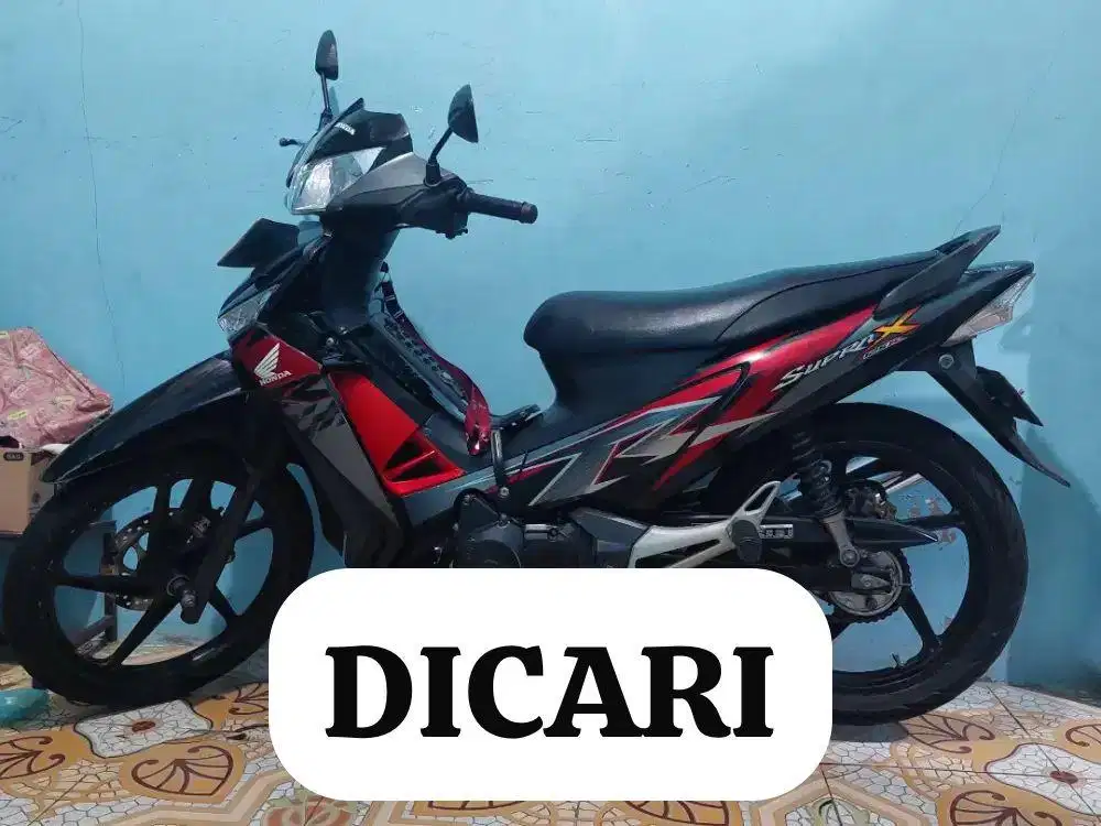 Di Cari Supra X 125 Double Disk DD Tahun 2008 Ke Atas Supra X 2010