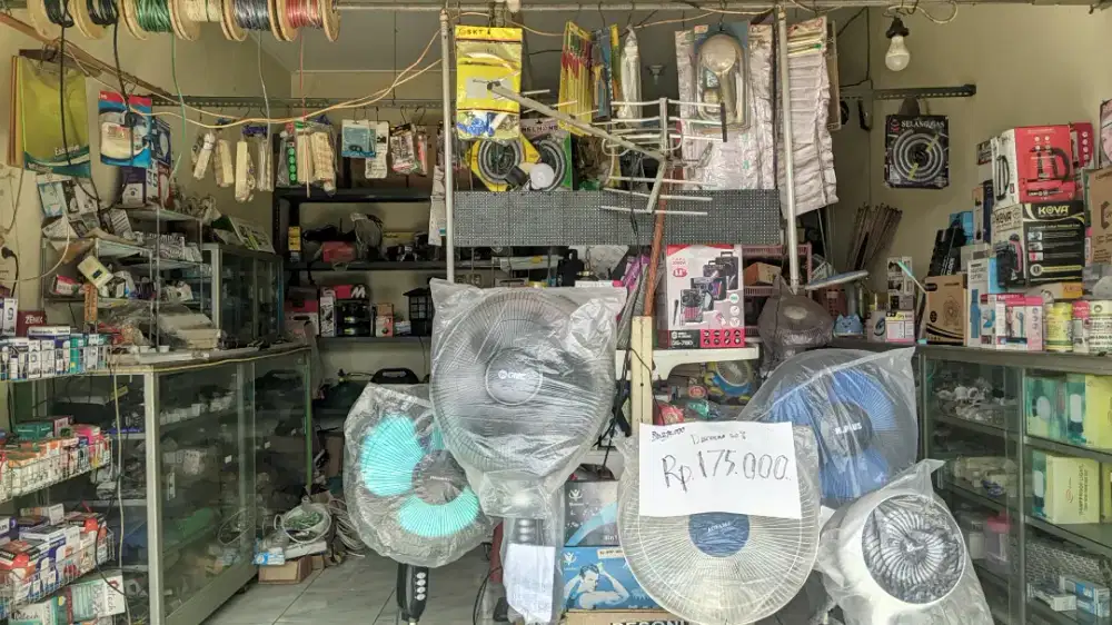 Dijual (take over) Toko Listrik  belakang Ps.Jatiasih