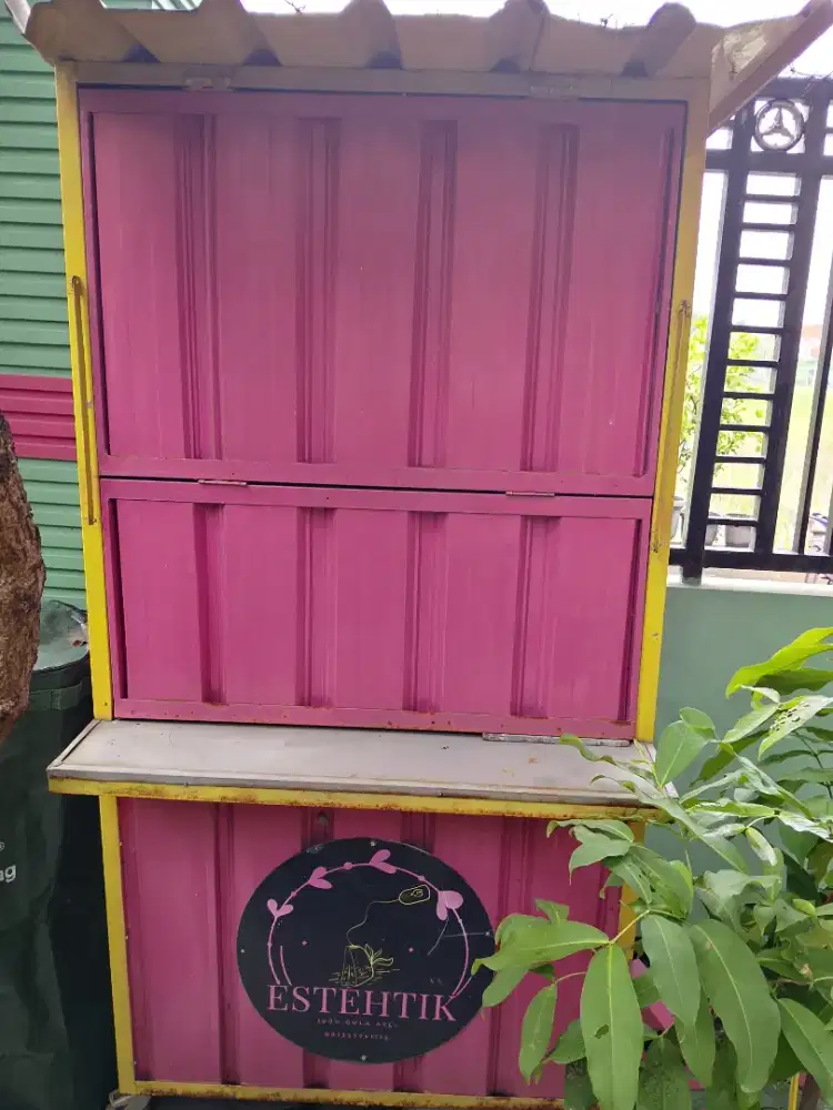 Jual both rombong  kontainer