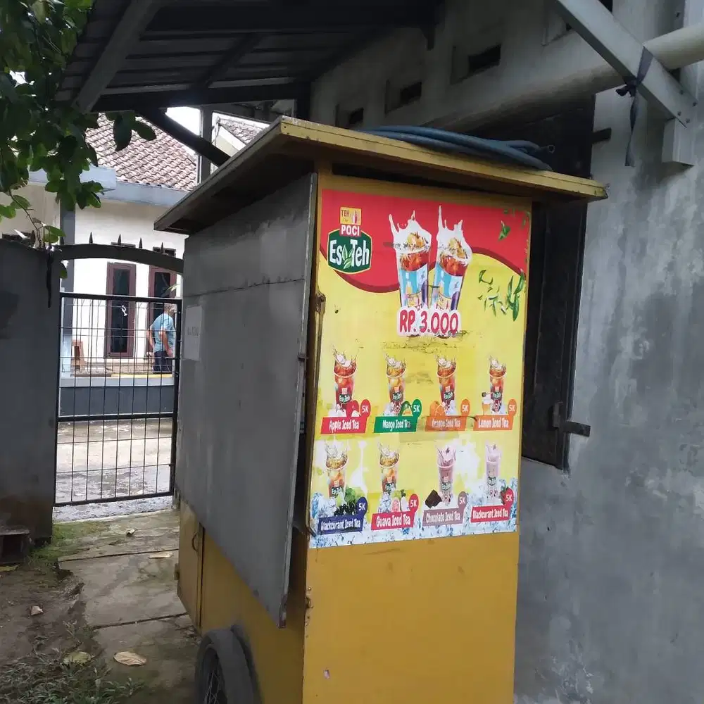 jual gerobak es teh