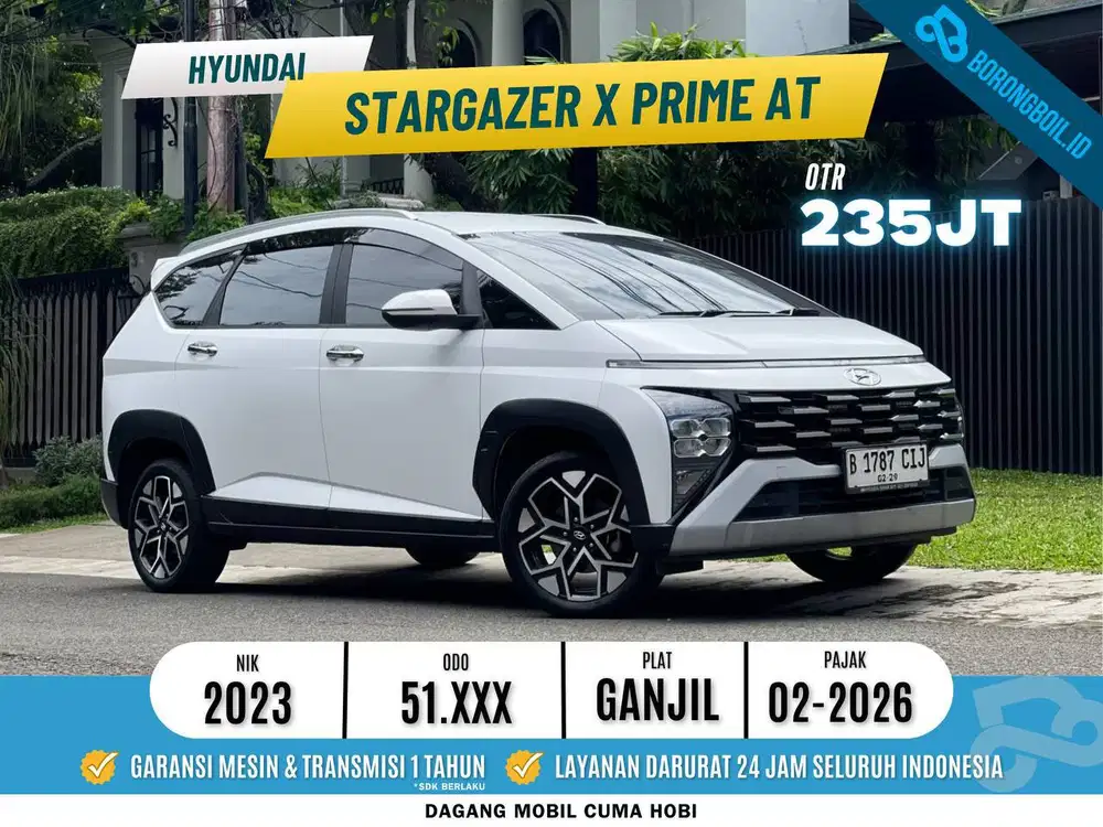 Stargazer X Prime Capt Seat AT 2023 Putih - IRIT 16 - 20 Km/Liter