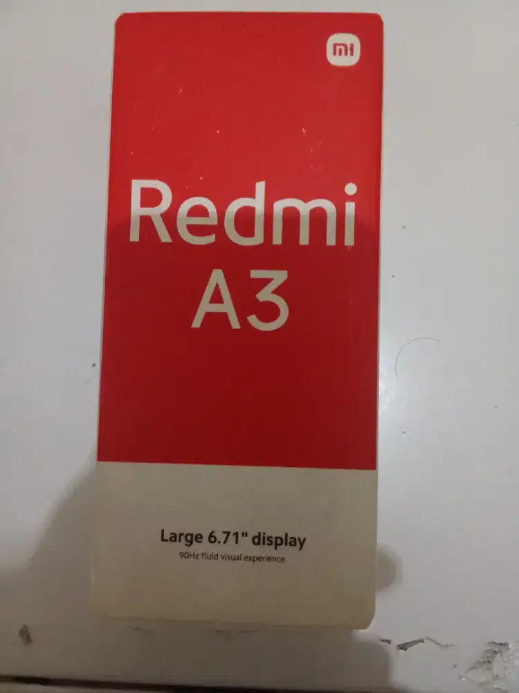 Jual/tt hp redmi A3 ram 4+4/128,full set