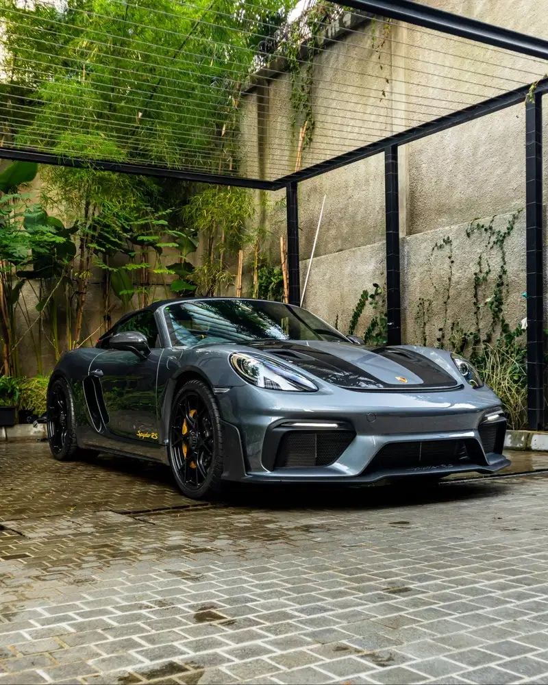 Porsche 718 Spyder RS 4.0 Weissach Package 2025 Vanadium Grey Metallic