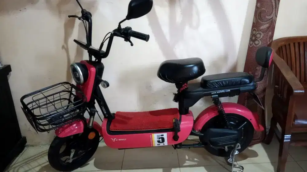 Jual sepeda listrik Uwinfly Red fish 5