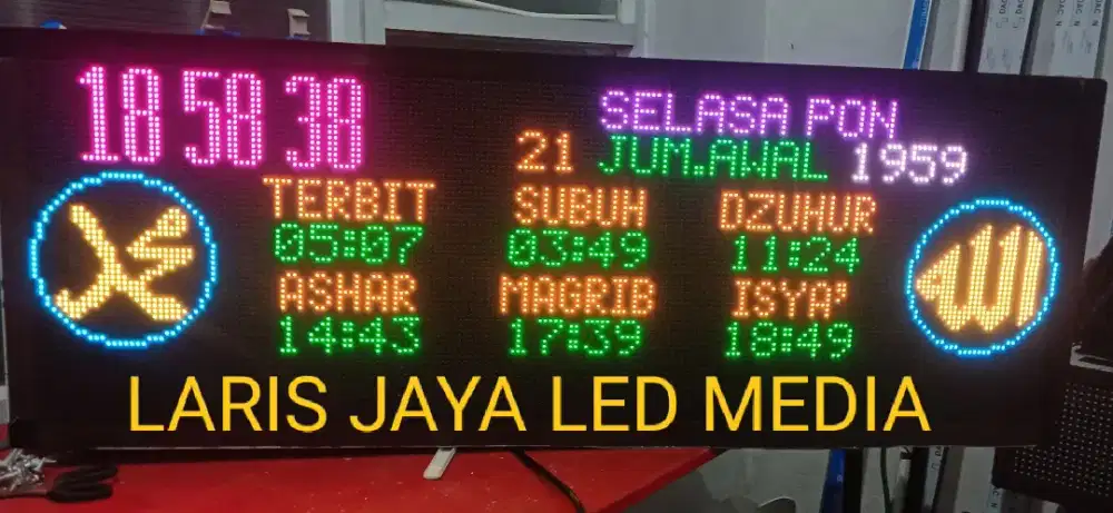 Runjng text murah LED
