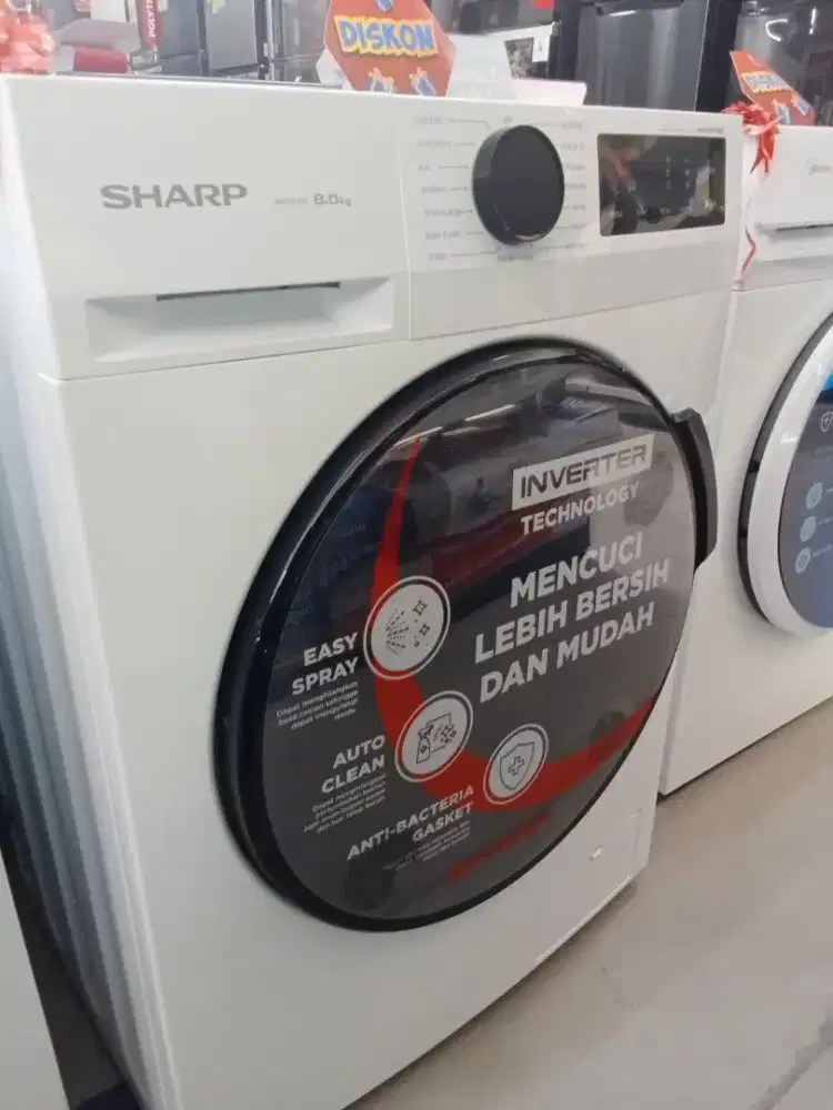 Mesin Cuci Sharp front loading