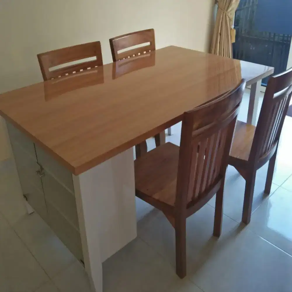 Meja makan harga produsen TERIMA TUKAR TAMBAH DENGAN furniture lama