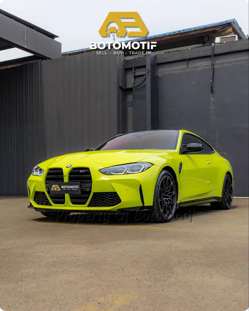 BMW M4 Competition G82 Coupe iDrive 8 Sao Paulo Yellow 2023