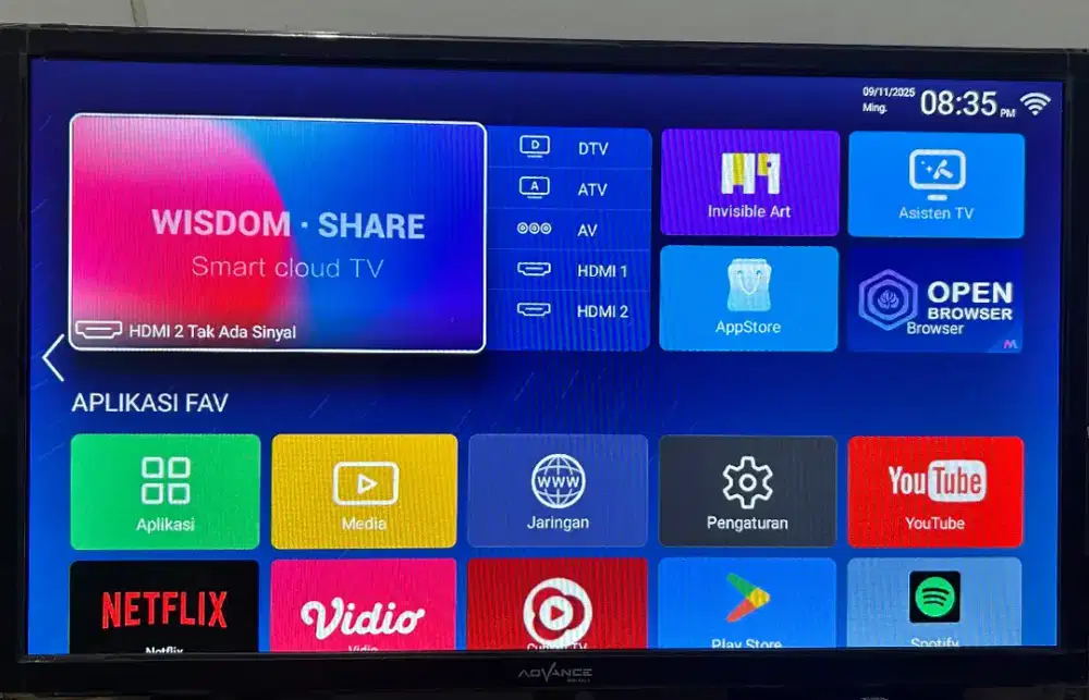 Dijual Televisi ADV-2430A Smart Televisi Android TV LED 24 inch HD