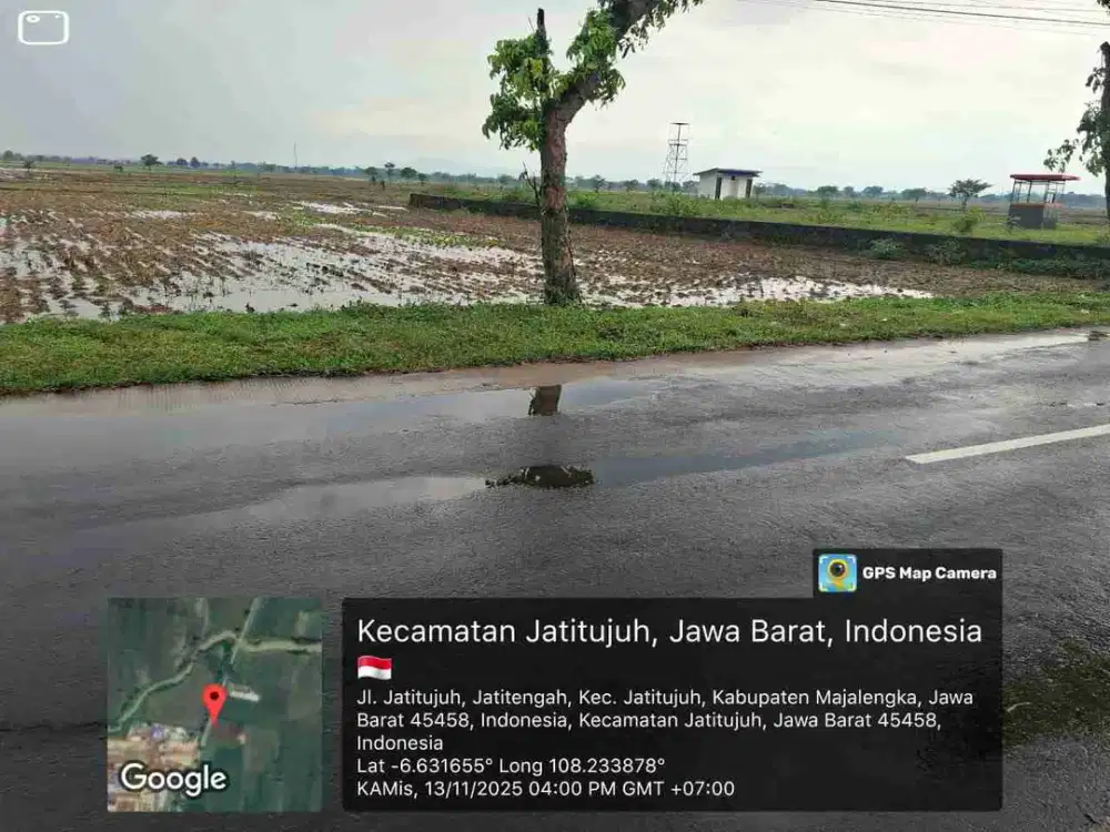 jual tanah strategis di jalanraya jatitujuh, majalengka, luas 2.800 m²