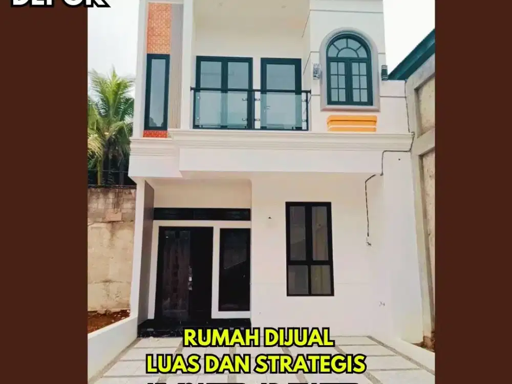 Rumah Dijual Di Grogol Limo Depok 2 Lantai Murah Dekat Tol Krukut