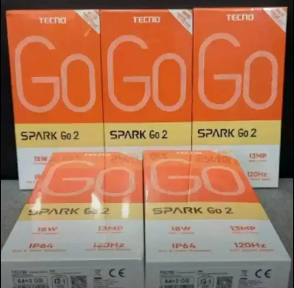 Tecno Spark Go 2 4/64 - 4/128 BNIB Garansi Resmi Indonesia