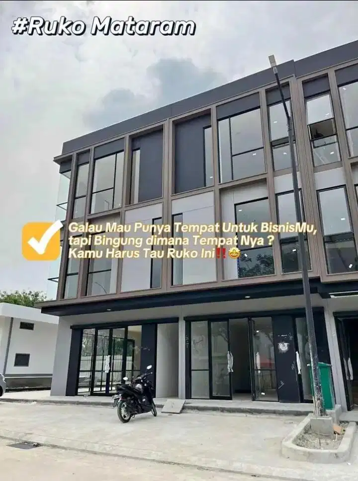 RUKO MATARAM DIJALAN UTAMA LIPPO CIKARANG