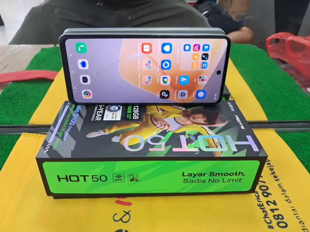 INFINIX HOT50 NFC Ram 8/128 gb mulus no minus sperti Baru