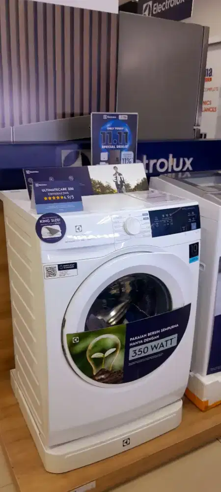 Mesin cuci front loading elektrolux 8 kg