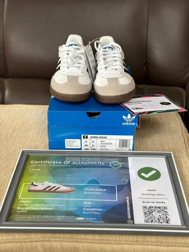 Adidas Samba White Gum Original Brand New 100%